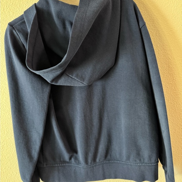 Polo by Ralph Lauren Boys Navy Zip-Up Hoodie with Red Emblem - Picture 4 of 4